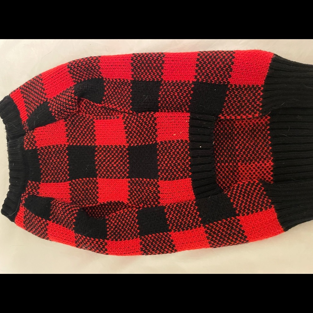 Red Plaid Fall Vest